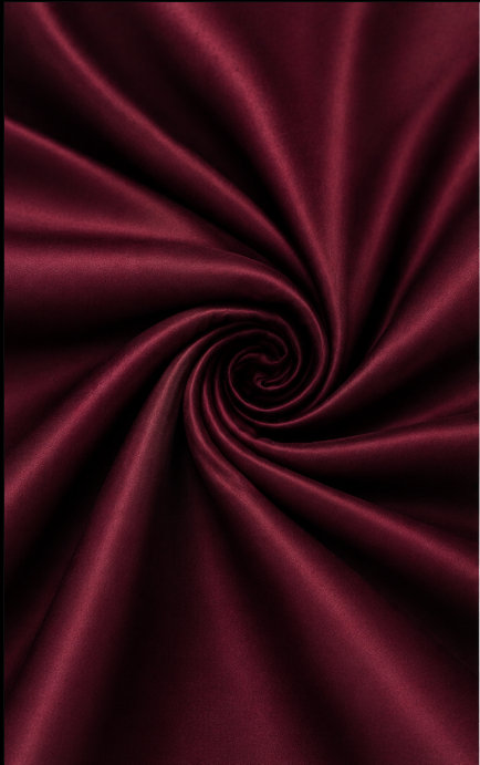 Burgundy Wine Fine Silk